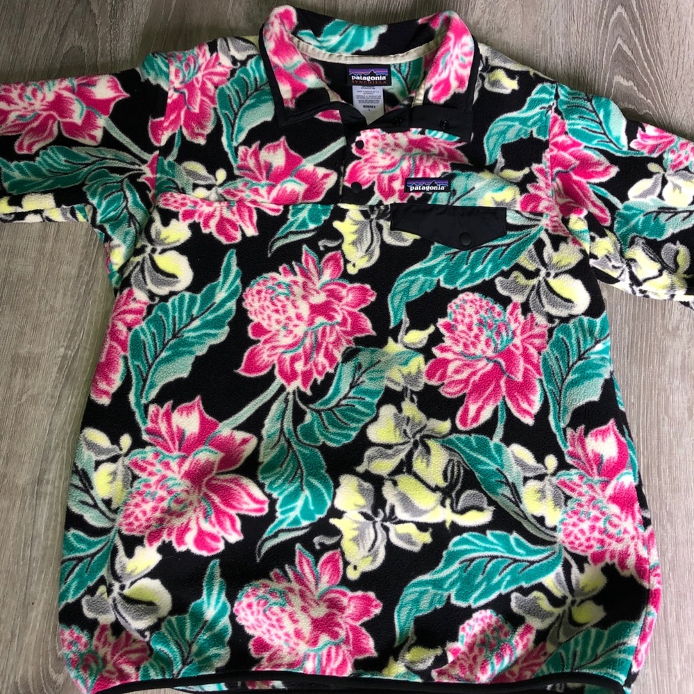 Floral Patagonia Pullover